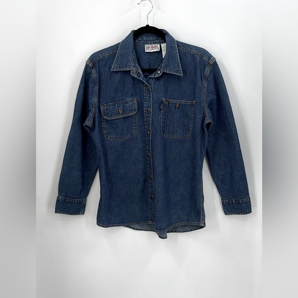 BILL BLASS Jean Shirt - Picture 1 of 4